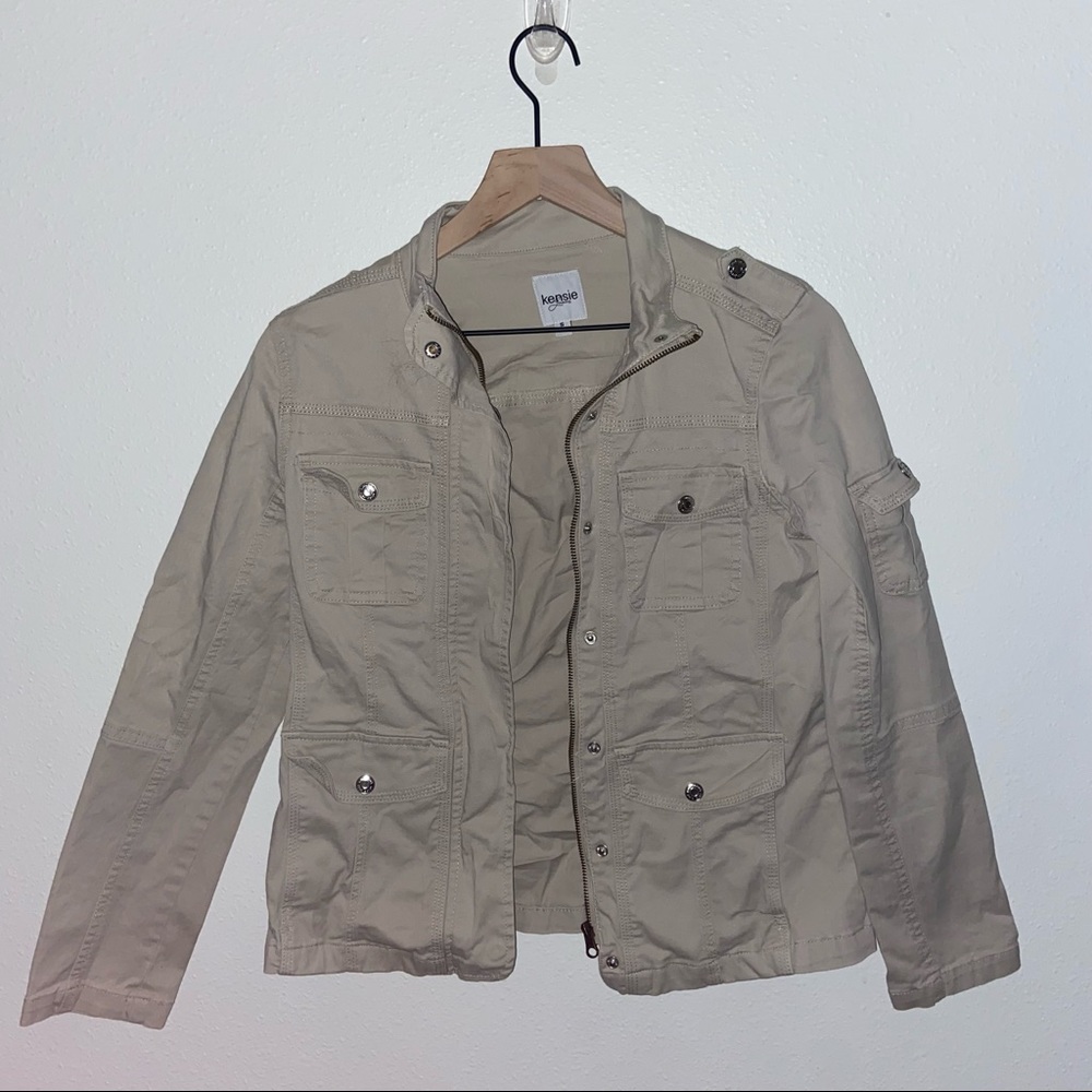 beige y2k jacket